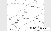 Blank Simple Map of Vorkuta
