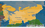 Political Shades Map of North, darken