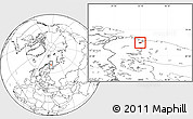 Blank Location Map of Murmansk
