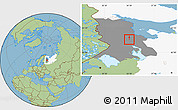 Savanna Style Location Map of Segezha, highlighted parent region, highlighted grandparent region