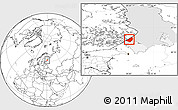 Blank Location Map of Sortavala, highlighted parent region
