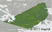 Satellite Panoramic Map of Sortavala, lighten, semi-desaturated