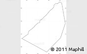 Blank Simple Map of Sortavala, cropped outside, no labels
