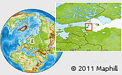 Physical Location Map of Ivangorod, highlighted parent region