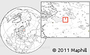 Blank Location Map of Lodeynoye Pole