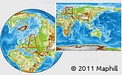 Physical Location Map of Lodeynoye Pole, highlighted parent region, highlighted grandparent region, within the entire country