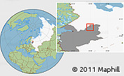 Savanna Style Location Map of Lodeynoye Pole, highlighted country, highlighted grandparent region