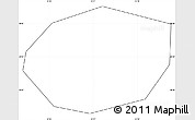 Blank Simple Map of Lodeynoye Pole, cropped outside