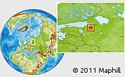 Physical Location Map of Volosovskiy