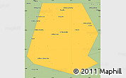 Savanna Style Simple Map of Volosovskiy