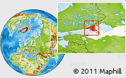 Physical Location Map of Vyborgskiy, highlighted parent region