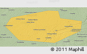 Savanna Style Panoramic Map of Malovisherskiy
