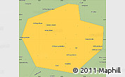Savanna Style Simple Map of Malovisherskiy