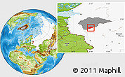 Physical Location Map of Marevskiy, highlighted country, highlighted parent region