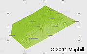 Physical Map of Marevskiy, single color outside