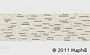Shaded Relief Panoramic Map of Novgorod Oblast