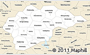 Classic Style Simple Map of Novgorod Oblast