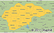 Savanna Style Simple Map of Novgorod Oblast