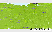 Physical Panoramic Map of Starorusskiy