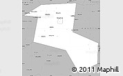 Gray Simple Map of Starorusskiy