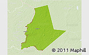 Physical 3D Map of Pytalovskiy, lighten