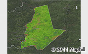 Satellite 3D Map of Pytalovskiy, darken, semi-desaturated