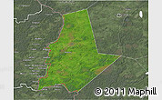 Satellite 3D Map of Pytalovskiy, semi-desaturated