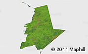 Satellite 3D Map of Pytalovskiy, single color outside