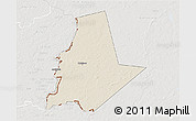 Shaded Relief 3D Map of Pytalovskiy, lighten, semi-desaturated
