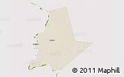 Shaded Relief 3D Map of Pytalovskiy, single color outside