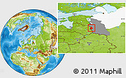 Physical Location Map of Pytalovskiy, highlighted parent region, highlighted grandparent region