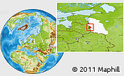 Physical Location Map of Pytalovskiy, highlighted parent region