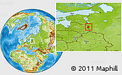 Physical Location Map of Pytalovskiy