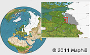 Satellite Location Map of Pytalovskiy, highlighted country, highlighted parent region