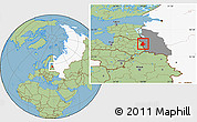 Savanna Style Location Map of Pytalovskiy, highlighted country, highlighted parent region