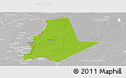 Physical Panoramic Map of Pytalovskiy, lighten, desaturated