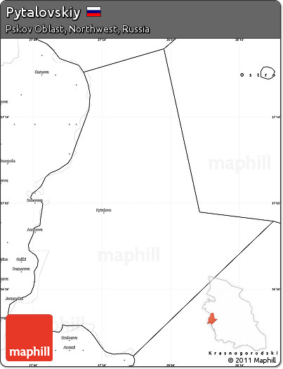 Blank Simple Map of Pytalovskiy