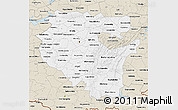 Classic Style 3D Map of Bashkiria