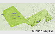 Physical 3D Map of Askinskiy, lighten