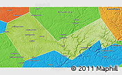 Physical 3D Map of Askinskiy, political outside