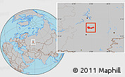 Gray Location Map of Askinskiy