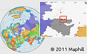 Political Location Map of Askinskiy, highlighted parent region, highlighted grandparent region