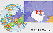 Political Location Map of Askinskiy, highlighted parent region