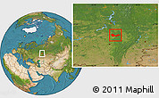 Satellite Location Map of Askinskiy