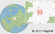 Savanna Style Location Map of Askinskiy, highlighted grandparent region
