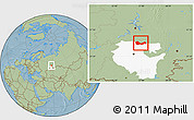 Savanna Style Location Map of Askinskiy, highlighted parent region, hill shading