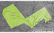 Physical Map of Askinskiy, darken, desaturated