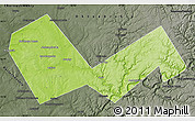 Physical Map of Askinskiy, darken, semi-desaturated