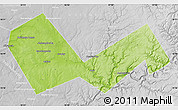 Physical Map of Askinskiy, lighten, desaturated