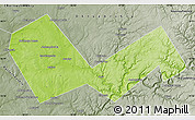 Physical Map of Askinskiy, semi-desaturated